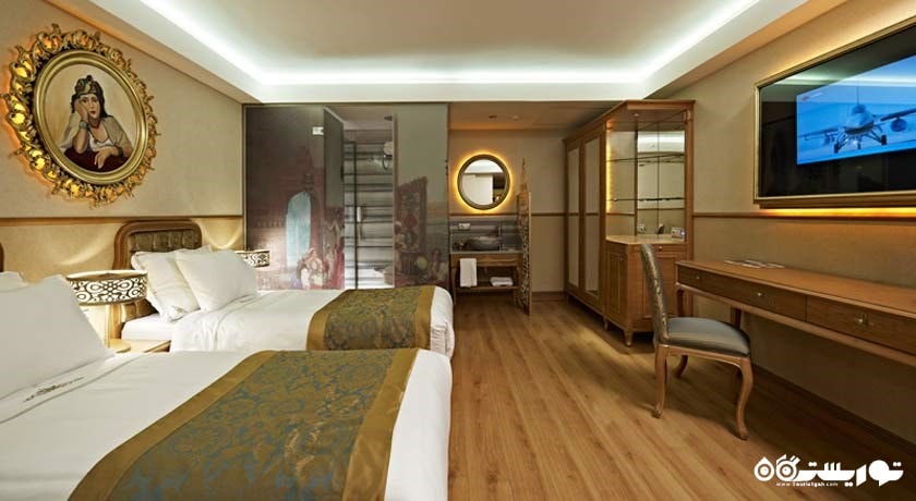 تخت های توئین اتاق دلوکس